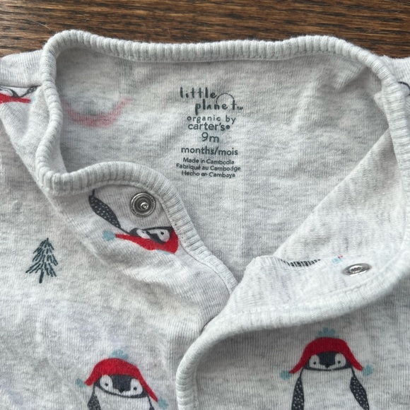 Two Organic Cotton Xmas Onesies - Picture 5 of 5
